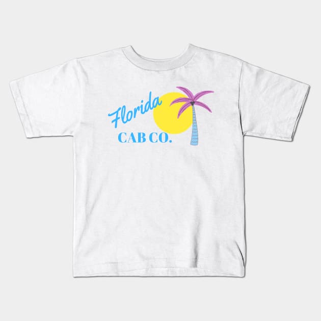 Florida Cab Company Kids T-Shirt by TurnerTees